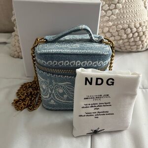 Denim Bandana Mini Vanity Crossbody